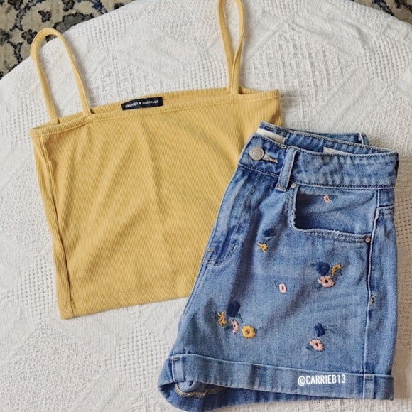 pacsun flower shorts